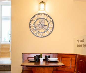 The dining area at Butch Cassidy's Bunkhouse