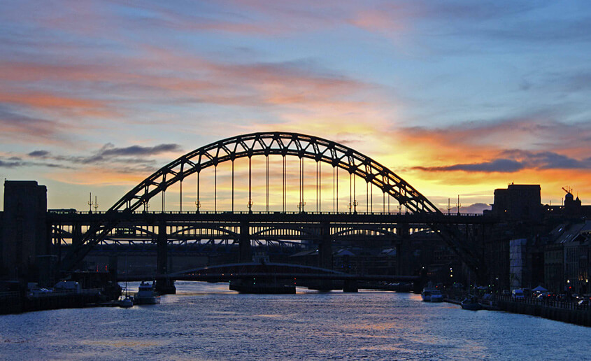 A view of Newcastle Quayside